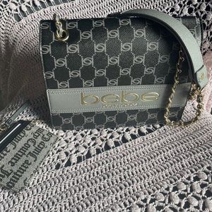 BEBE clutch purse